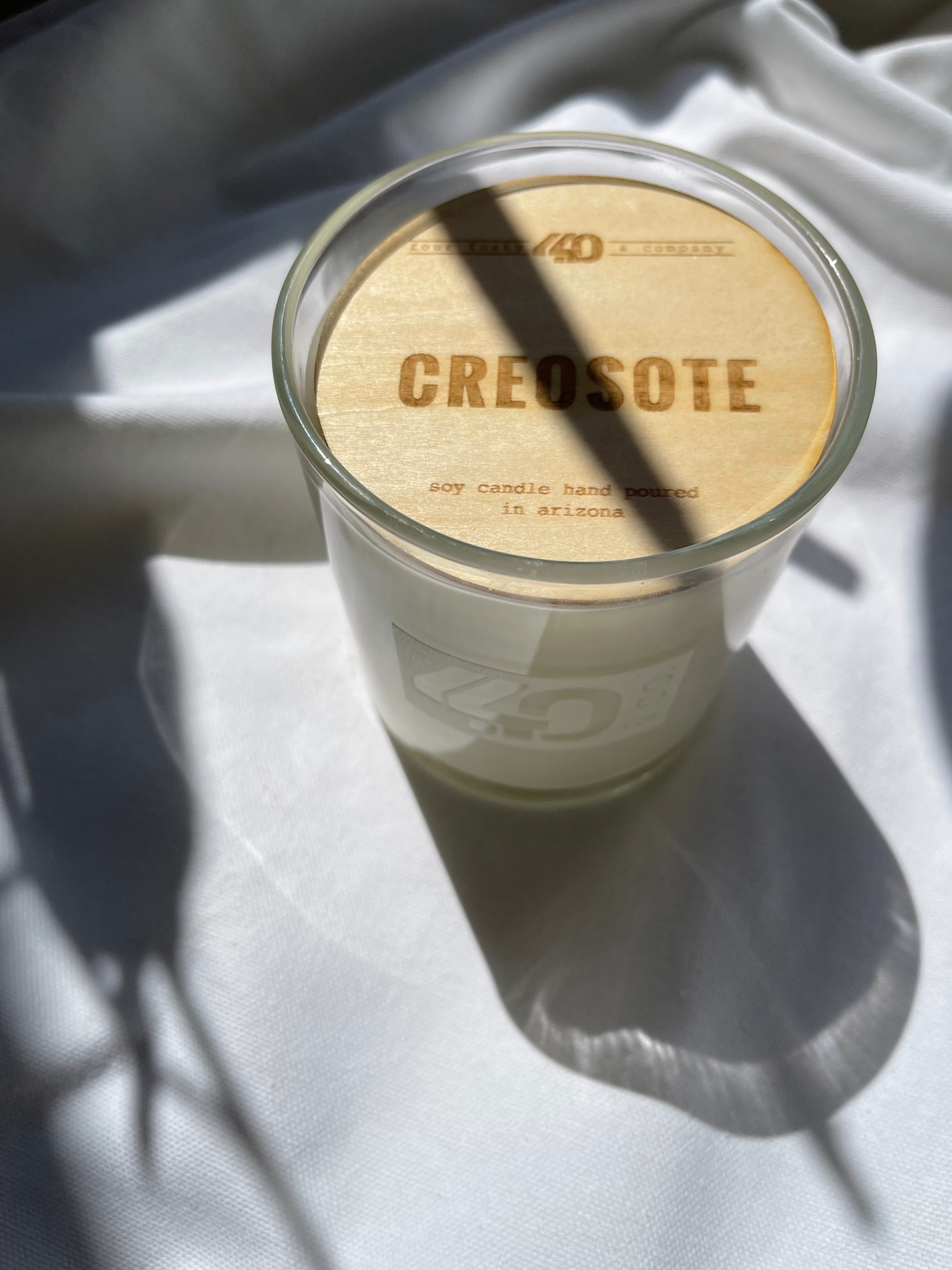 creosote candle | multiple options