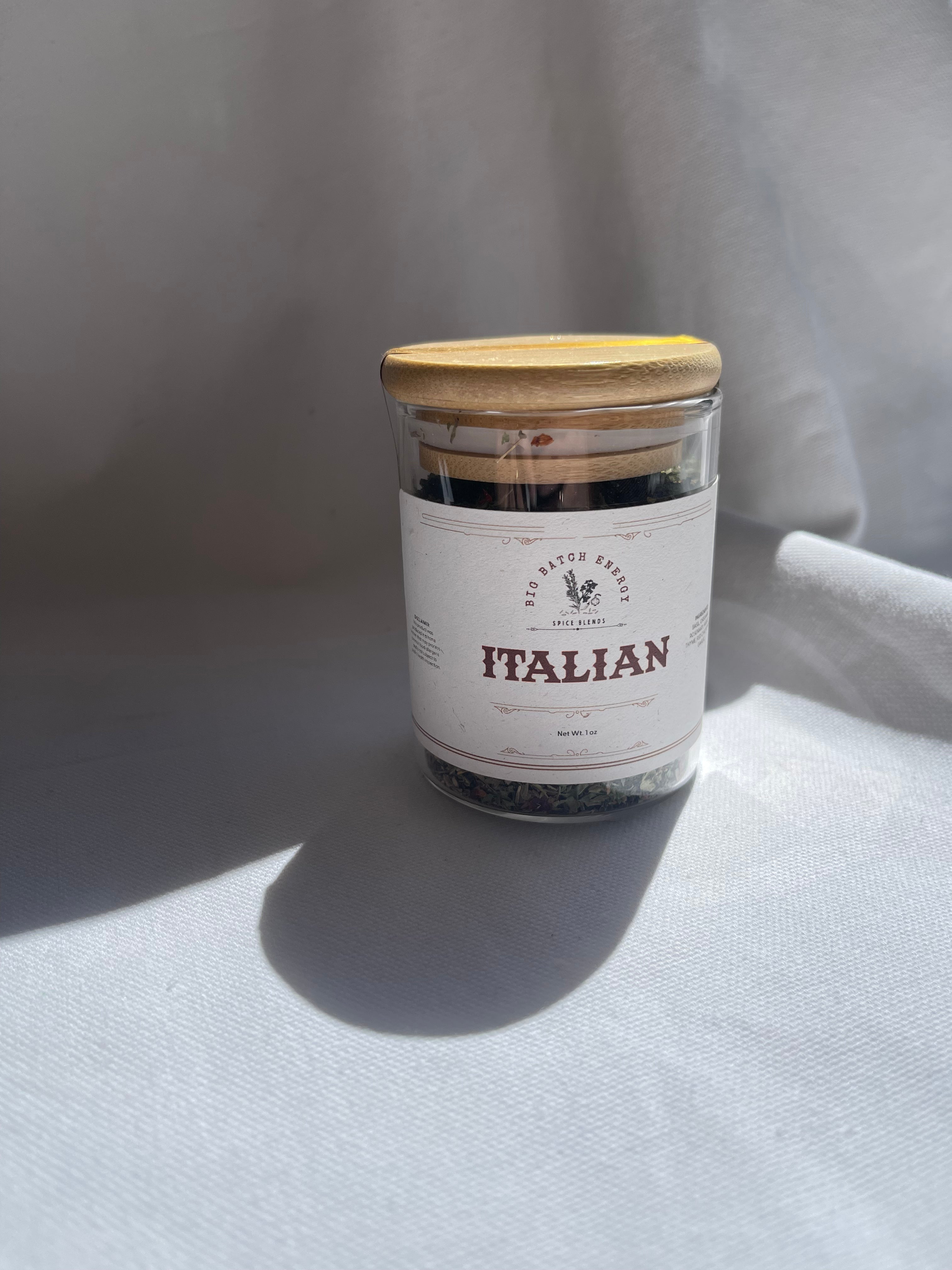 glass spice jars | multiple options