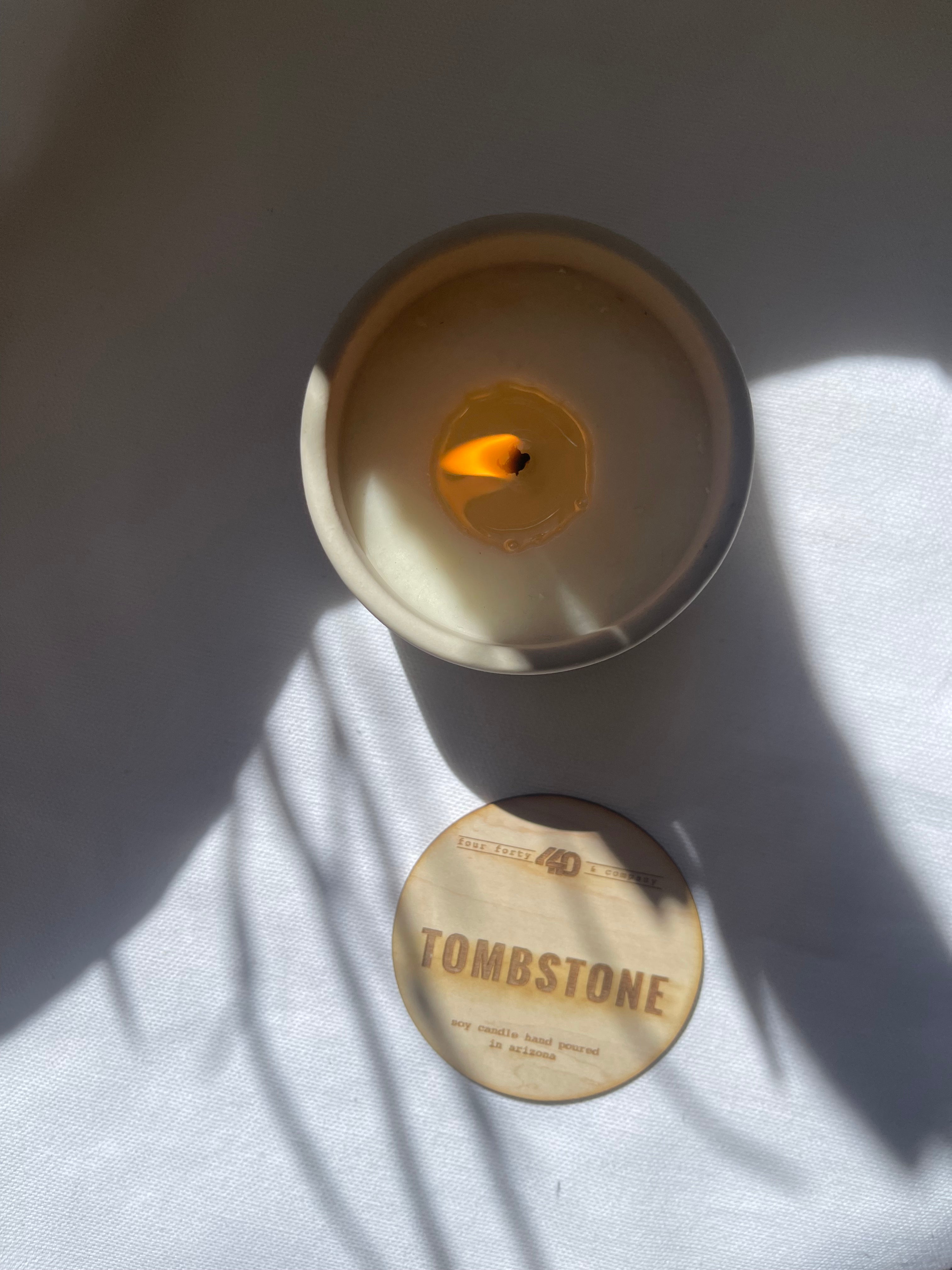 tombstone candle | multiple options