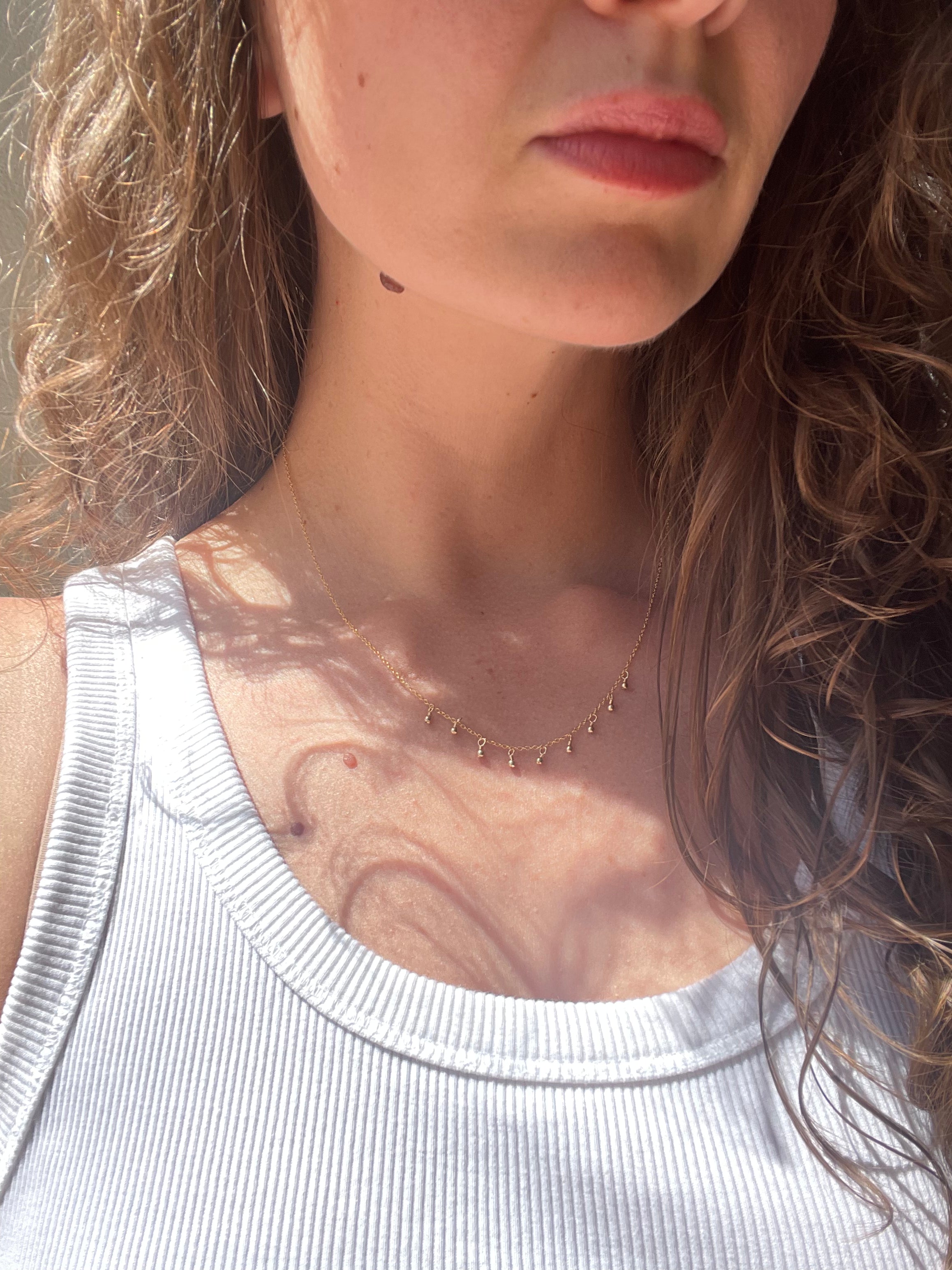 rosemary necklace | gold