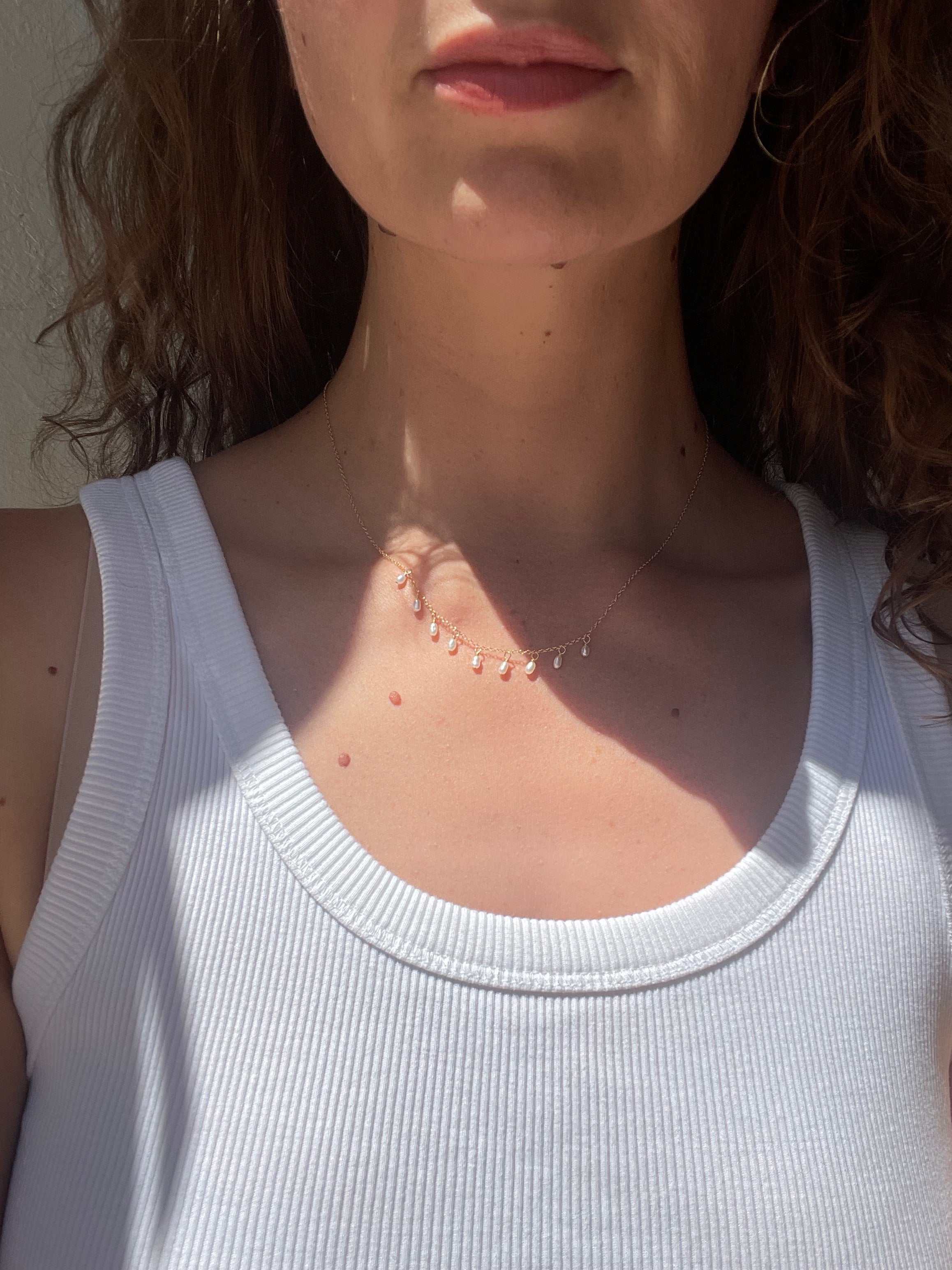 blanca necklace | gold