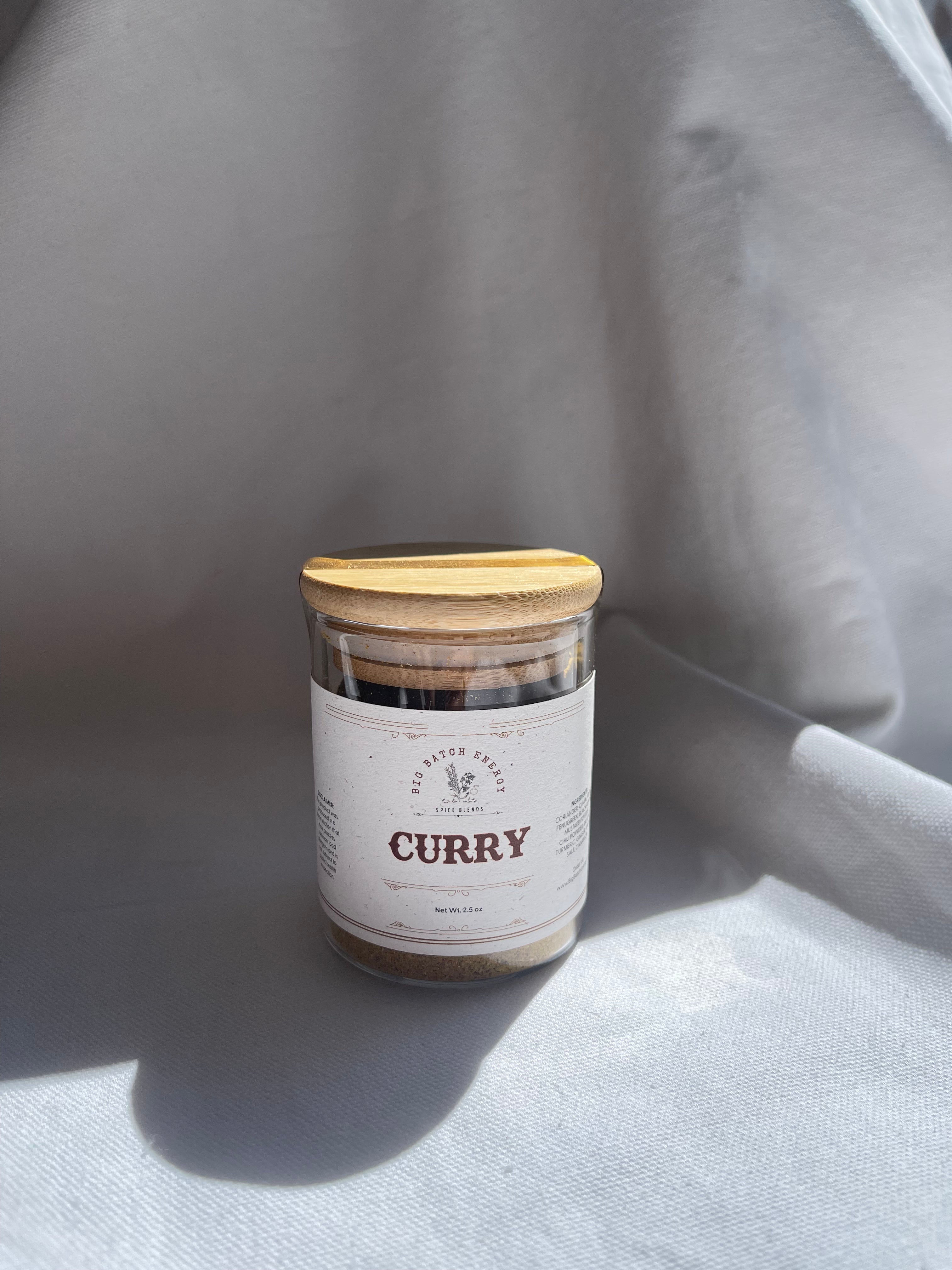 glass spice jars | multiple options