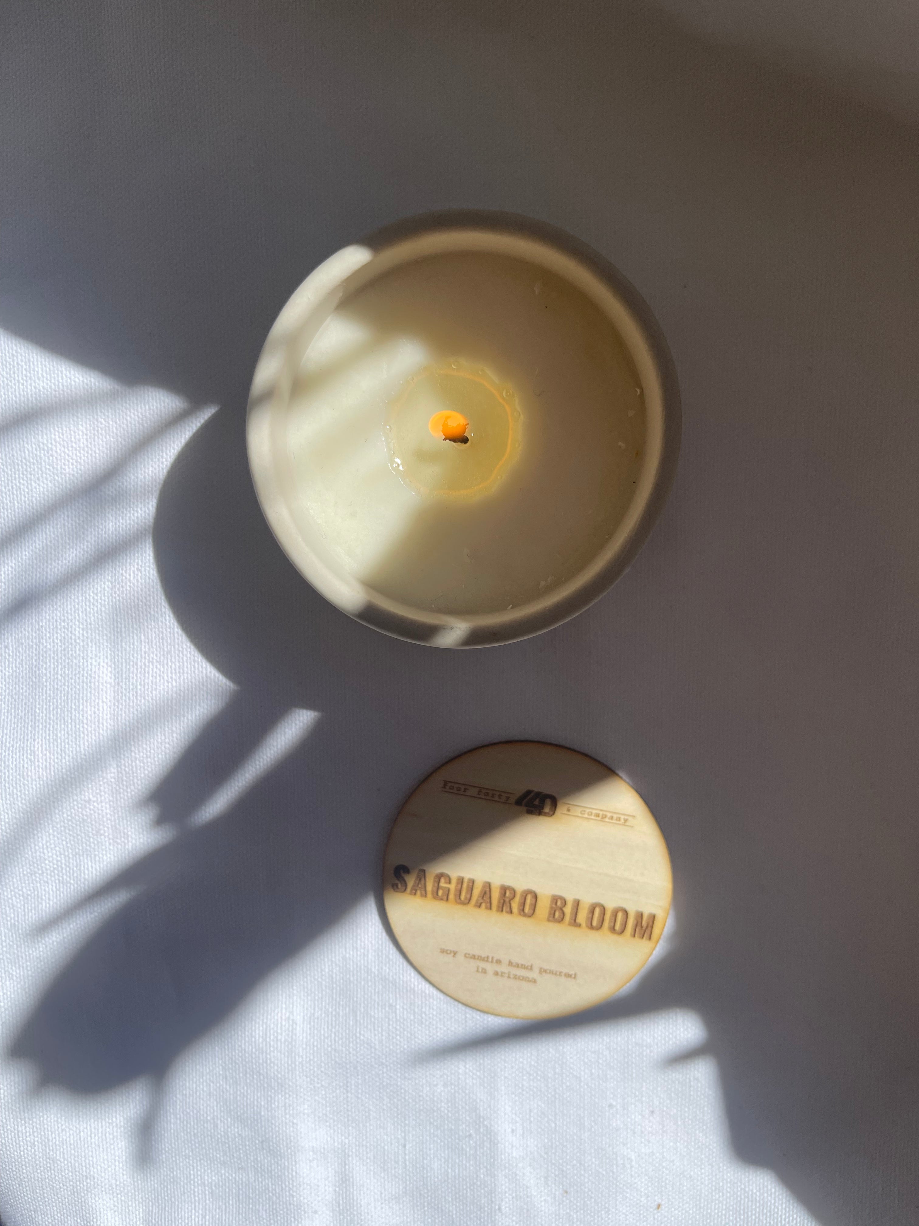 saguaro bloom candle | multiple options