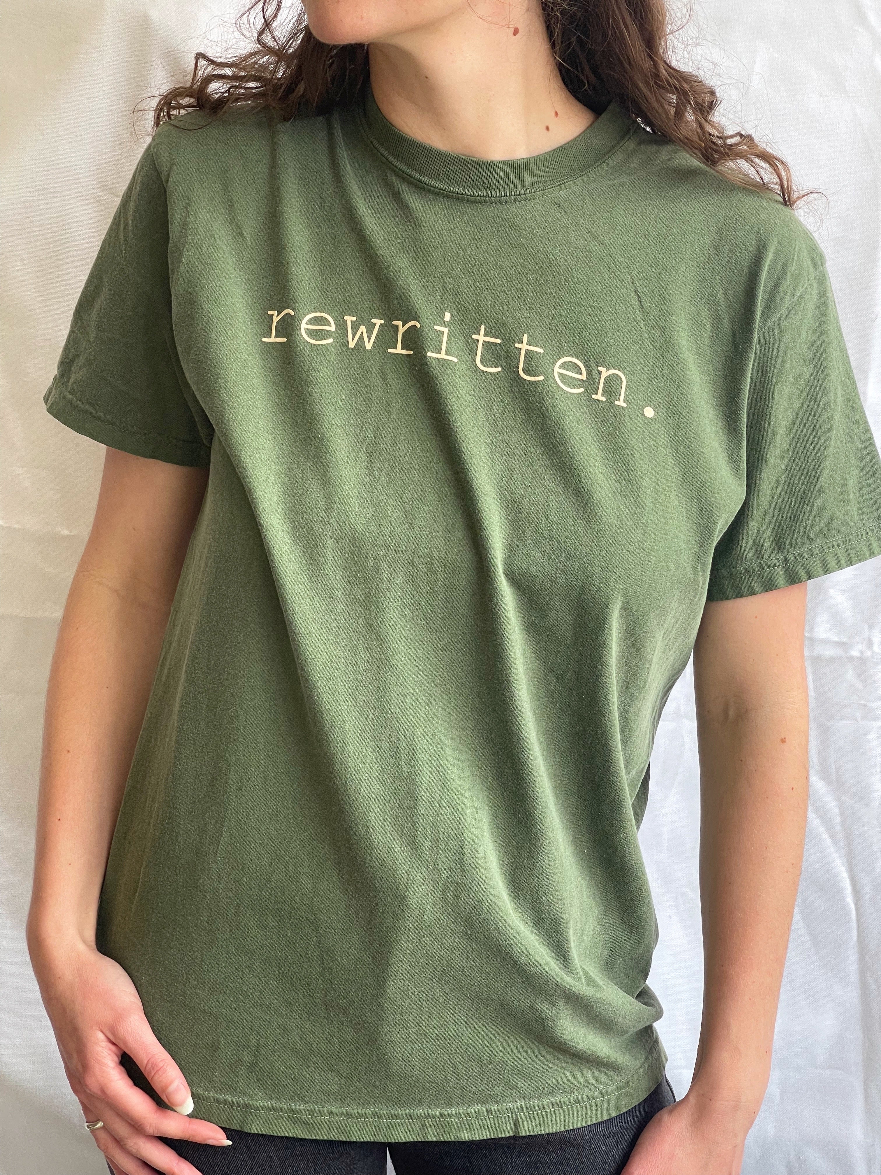 rewritten. unisex tee | multiple options