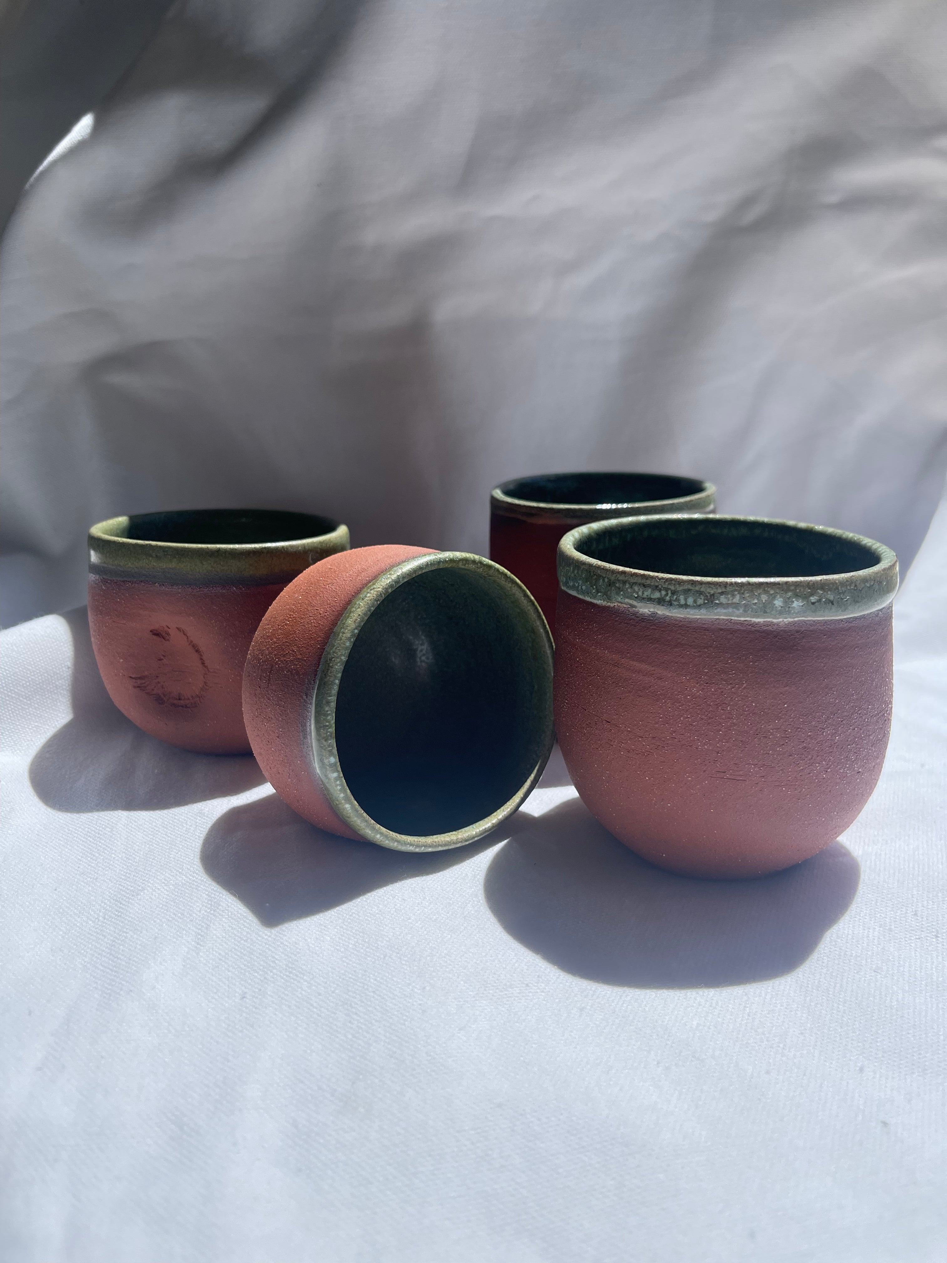 olive-glazed ceramic tumbler | multiple options